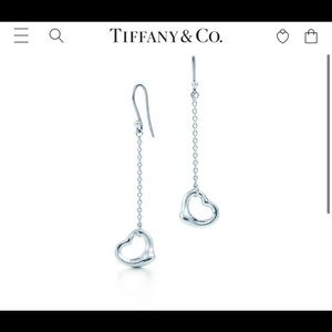 SOLD Tiffany & Co. open heart earrings